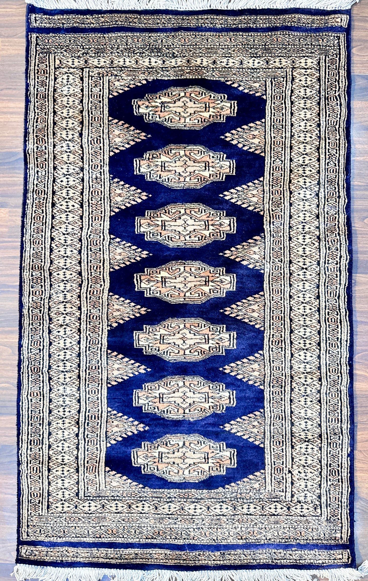 Hand Knotted Pakistani Bokhara Rug