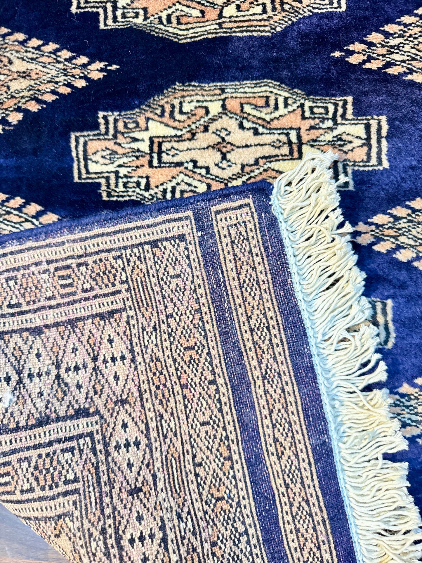 Hand Knotted Pakistani Bokhara Rug
