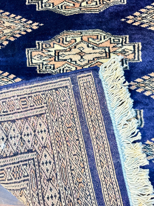 Hand Knotted Pakistani Bokhara Rug