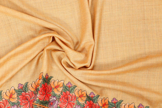 Pashmina Shawl Intricate with tilla embroidery