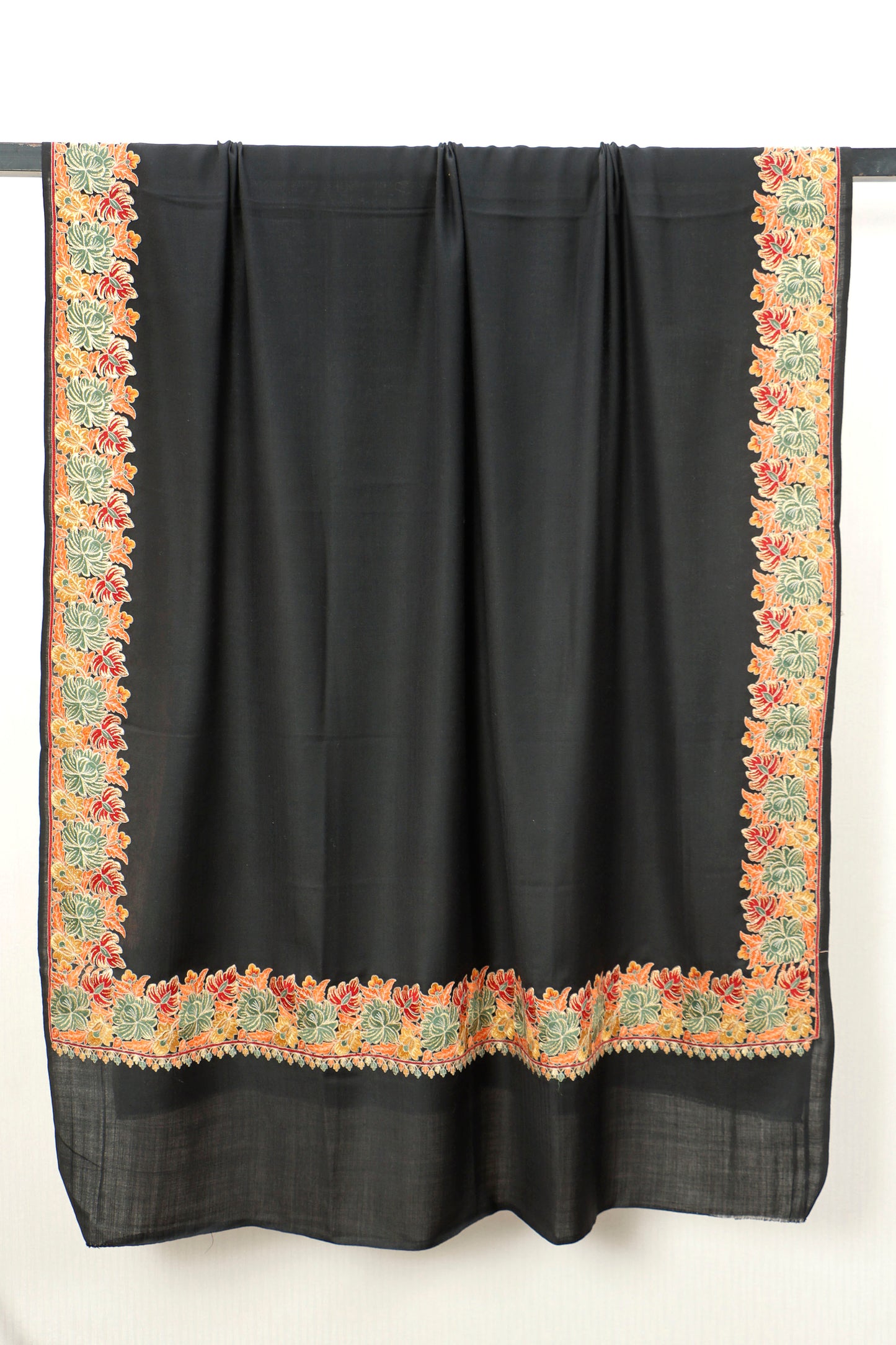 Machine Embroidery 4 Border Shawl