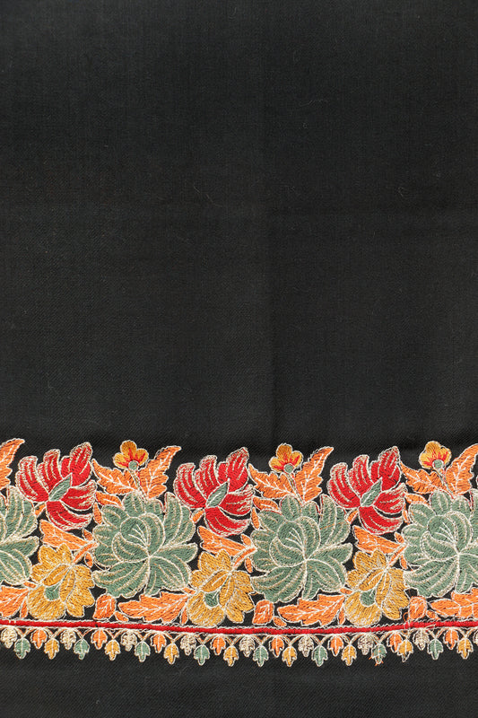 Pashmina Shawl Intricate with tilla embroidery