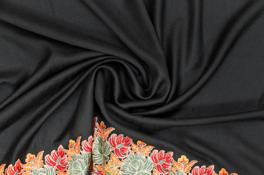 Pashmina Shawl Intricate with tilla embroidery