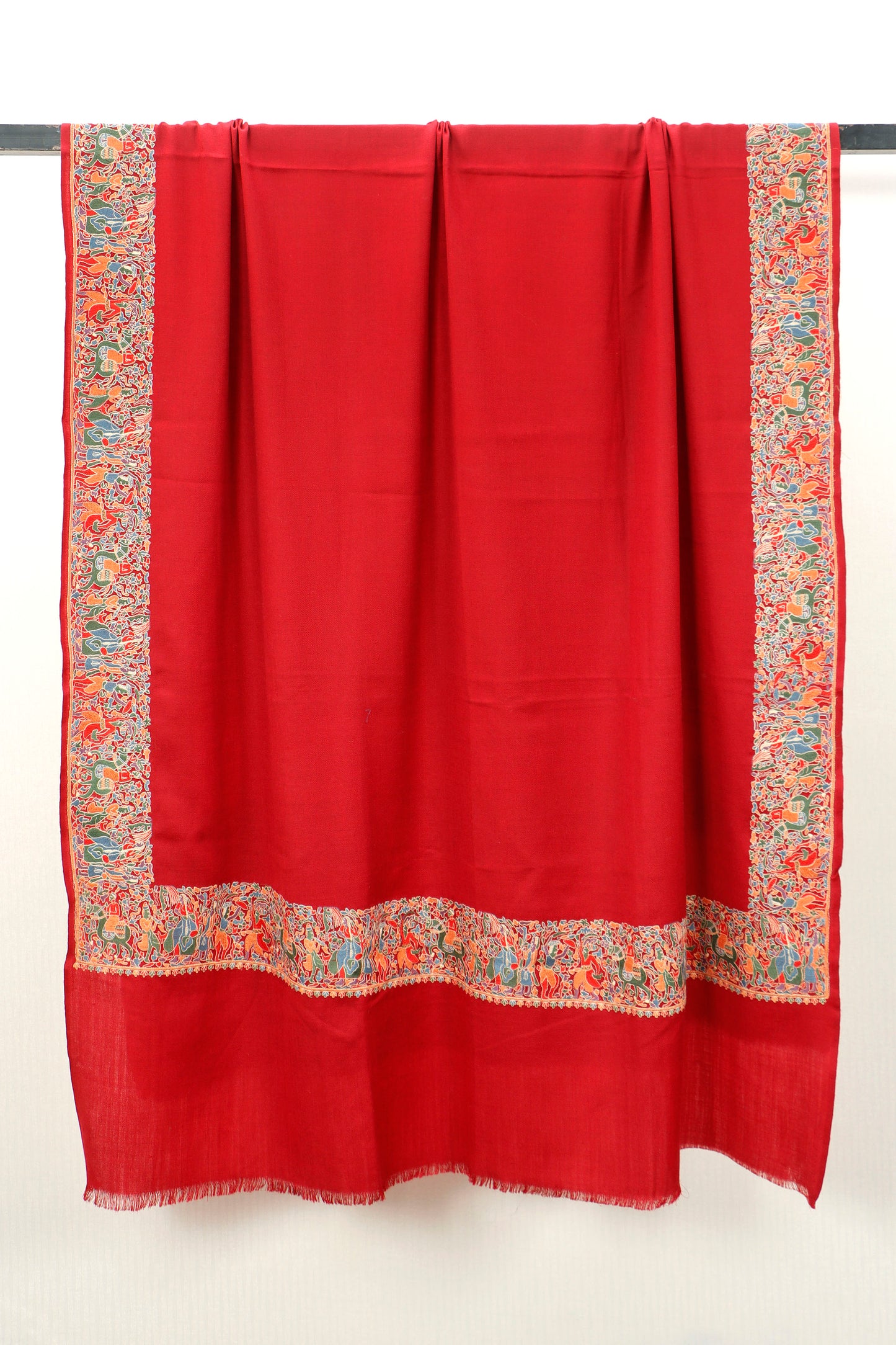 Pashmina Shawl Intricate with tilla embroidery