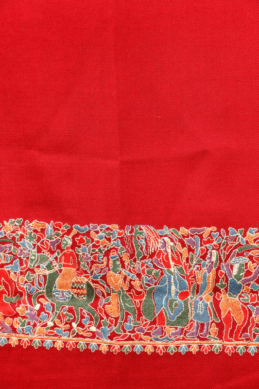 Machine Embroidery 4 Border Shawl