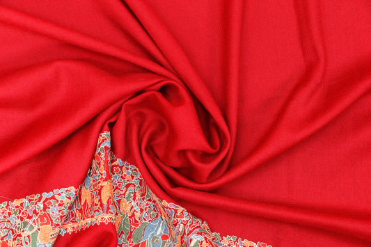 Pashmina Shawl Intricate with tilla embroidery