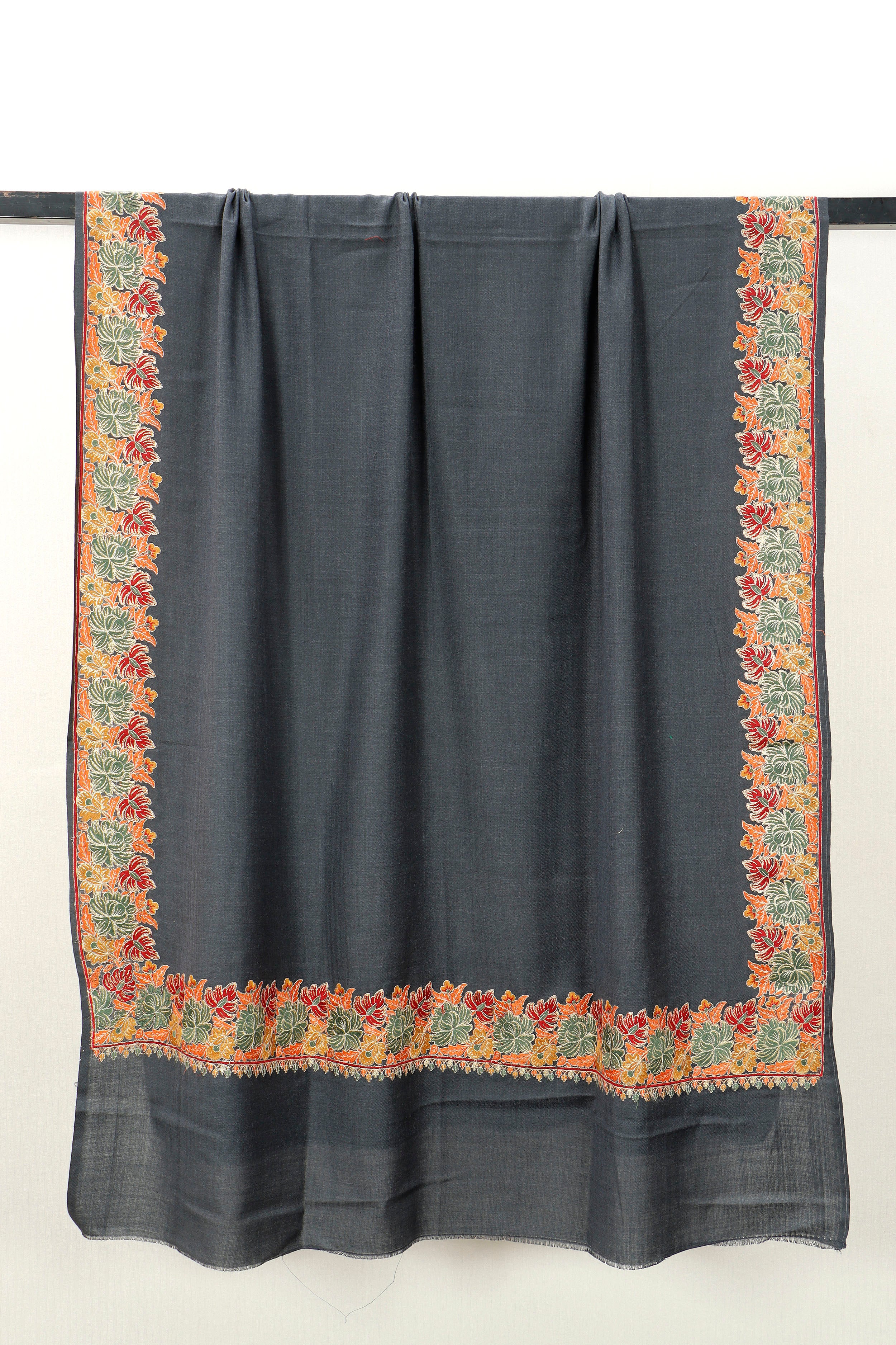 Pashmina Shawl Intricate with tilla embroidery