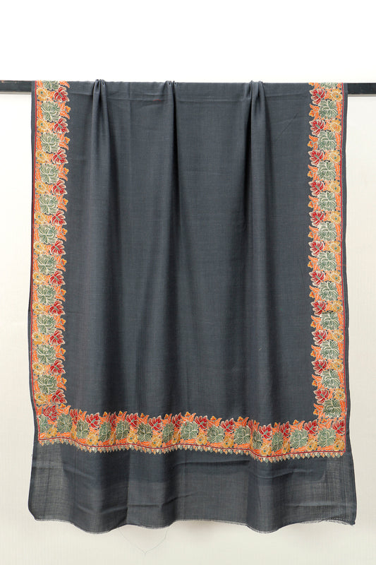 Machine Embroidery 4 Border Shawl