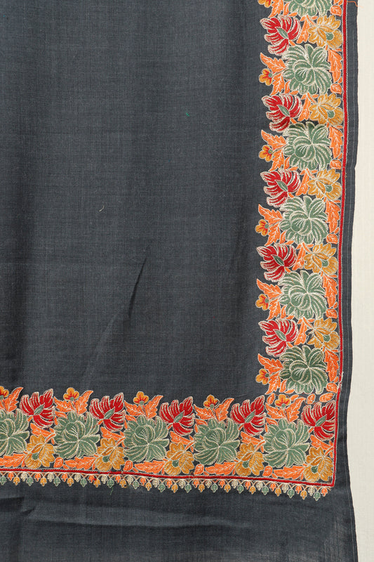 Pashmina Shawl Intricate with tilla embroidery