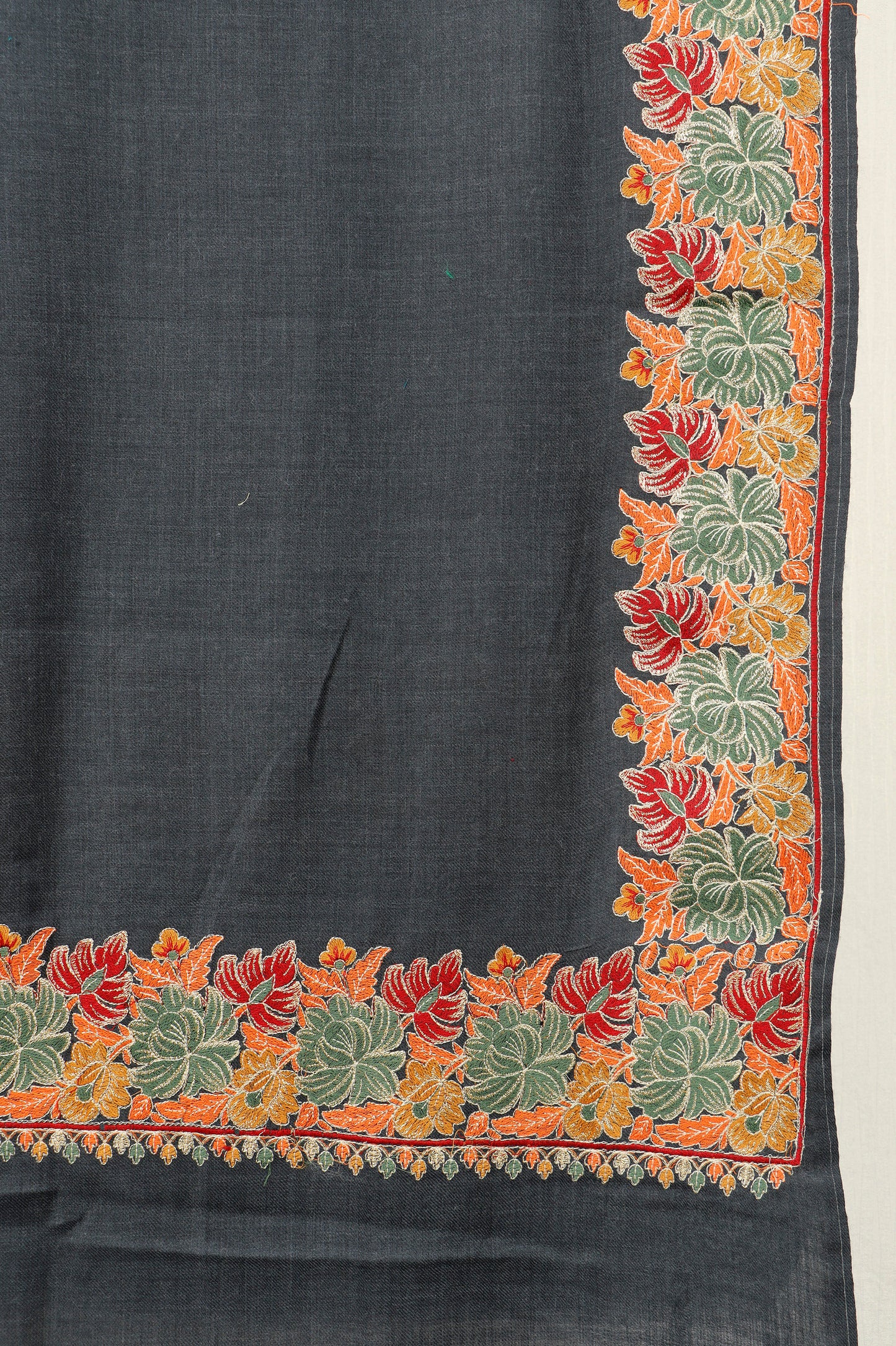 Machine Embroidery 4 Border Shawl