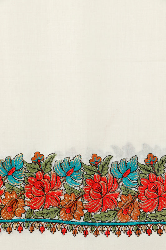 Pashmina Shawl Intricate with tilla embroidery