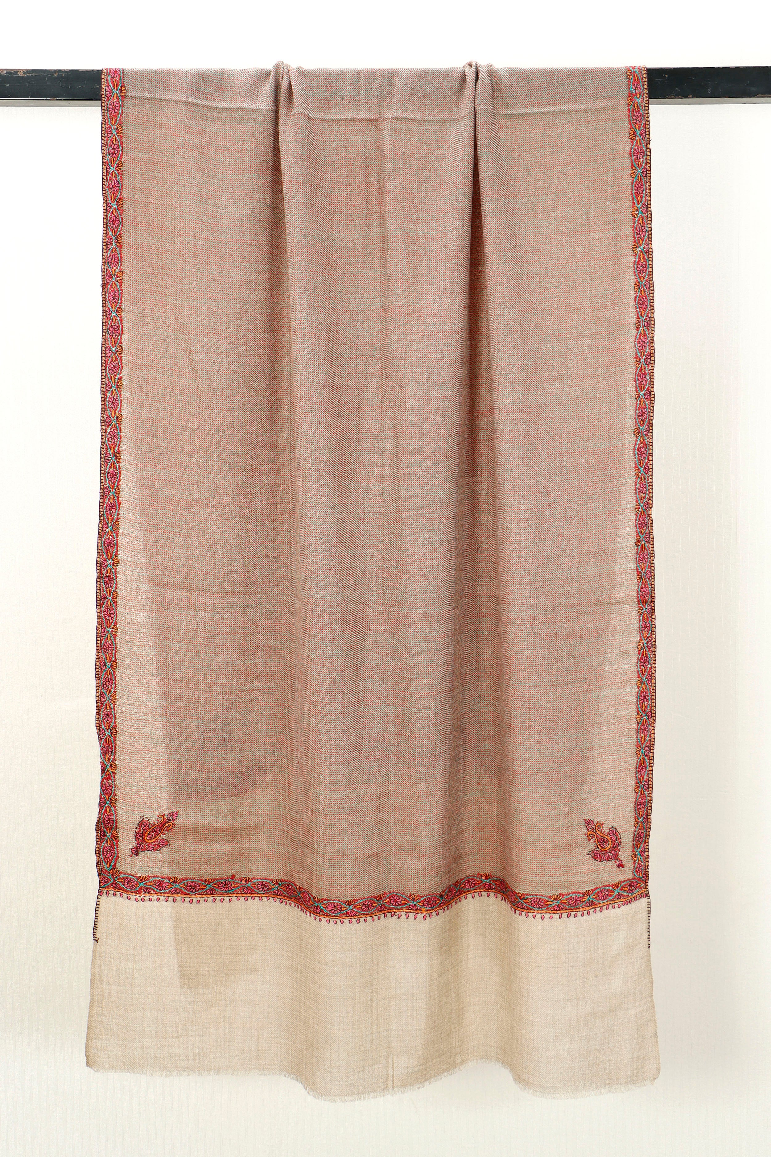 Embroidered Kashmiri Shawl