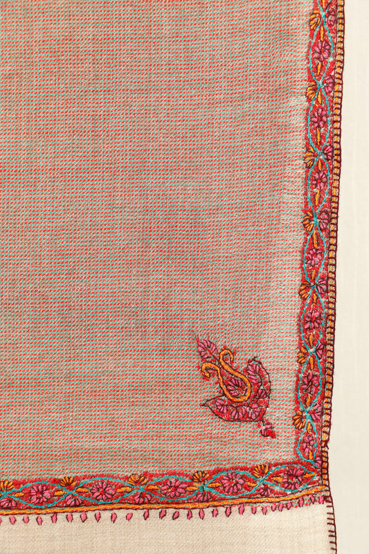 Embroidered Kashmiri Shawl