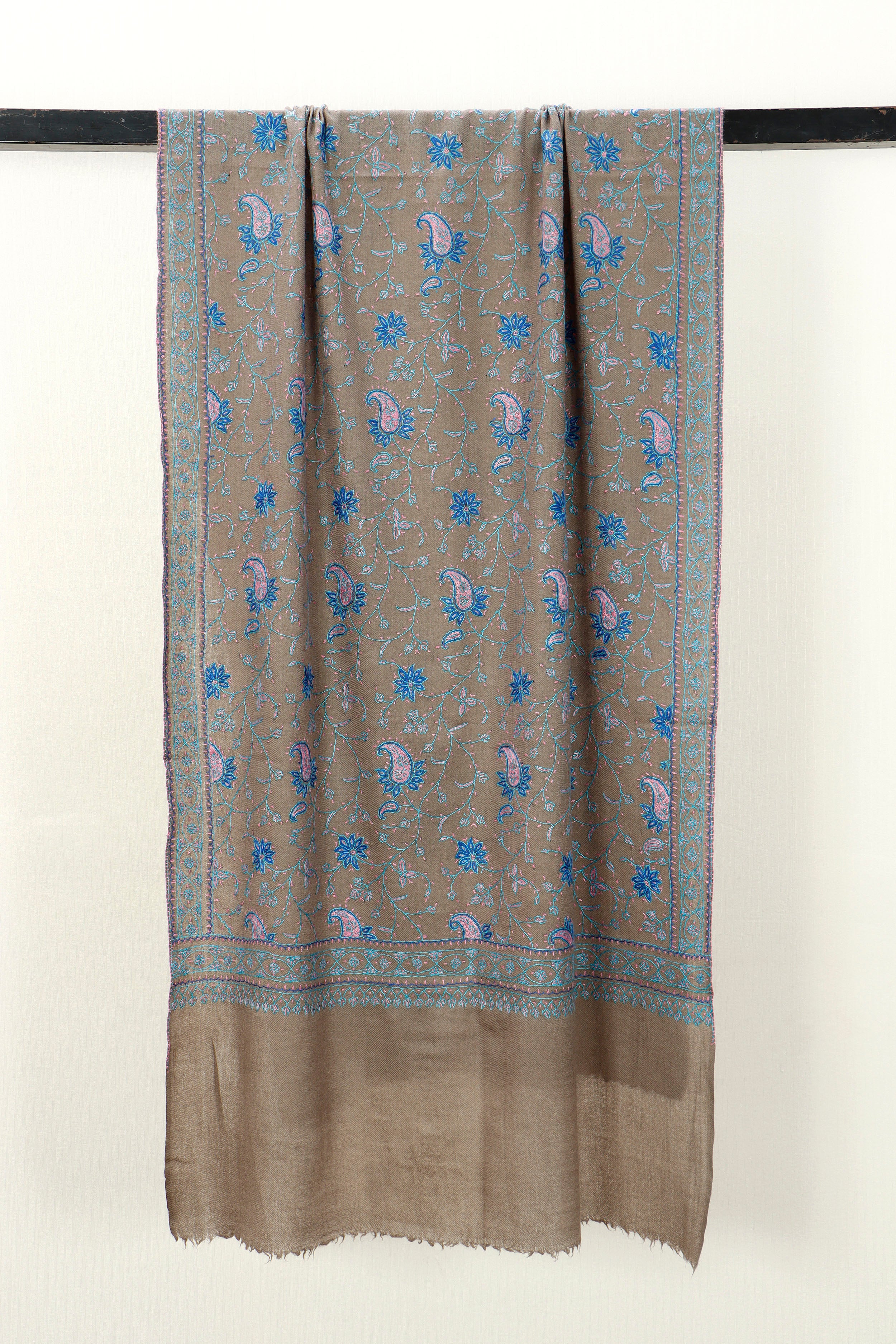 Embroidered Kashmiri Shawl