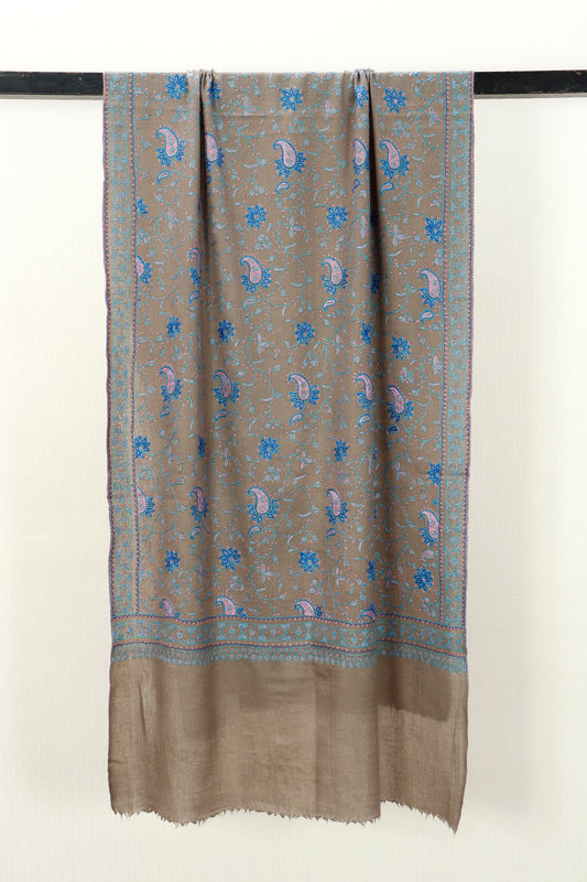 Embroidered Kashmiri Shawl