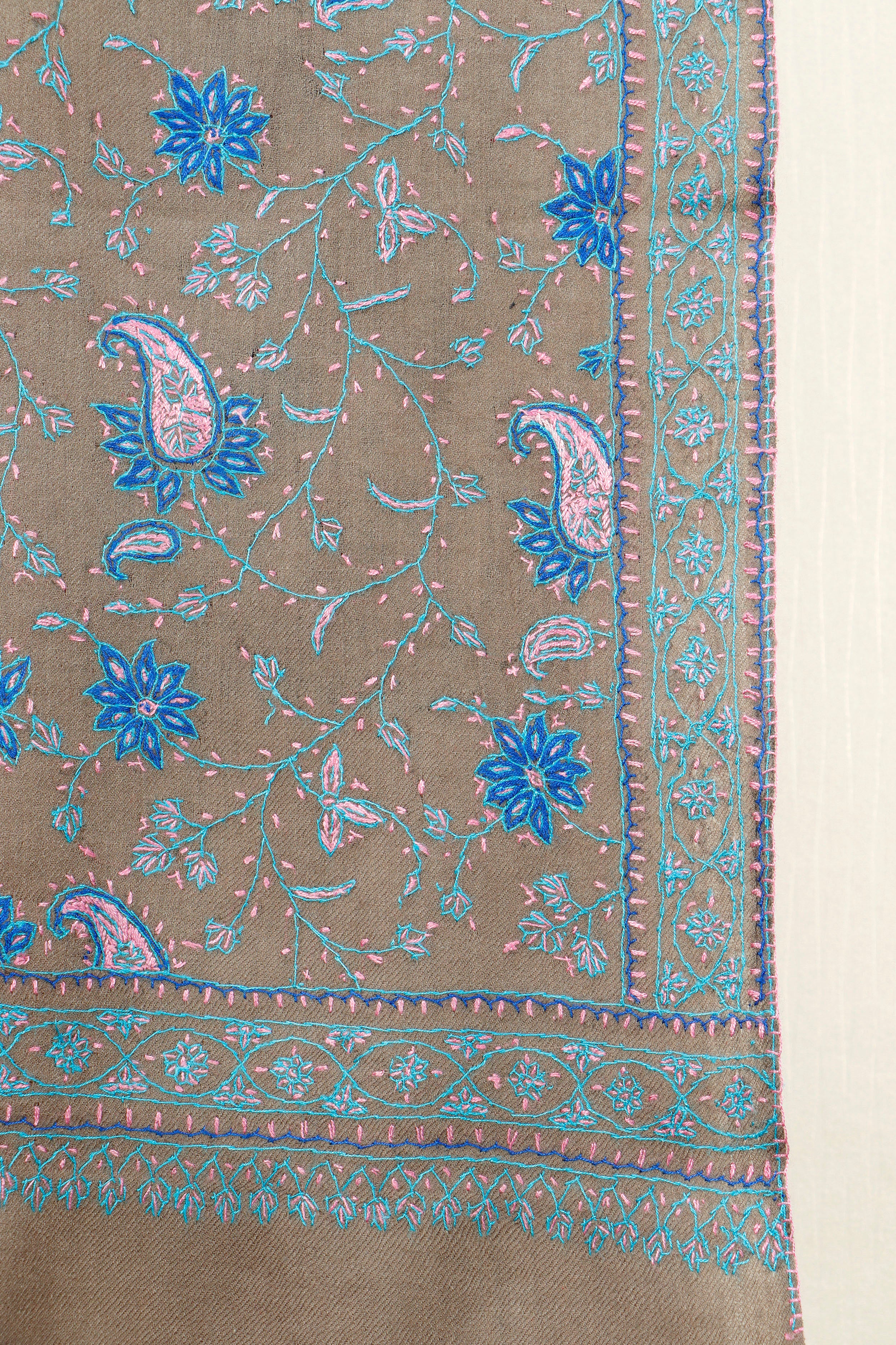 Embroidered Kashmiri Shawl