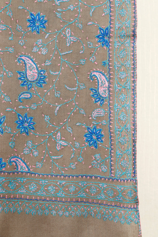 Embroidered Kashmiri Shawl