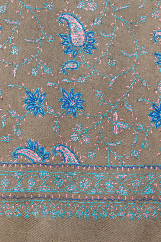 Embroidered Kashmiri Shawl