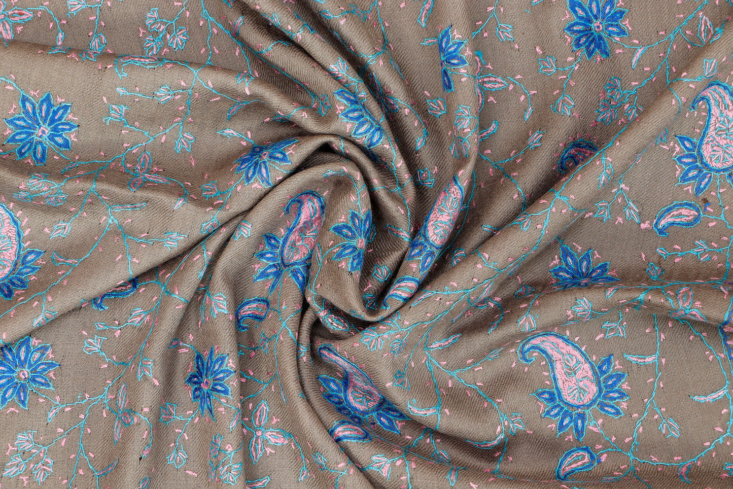 Embroidered Kashmiri Shawl