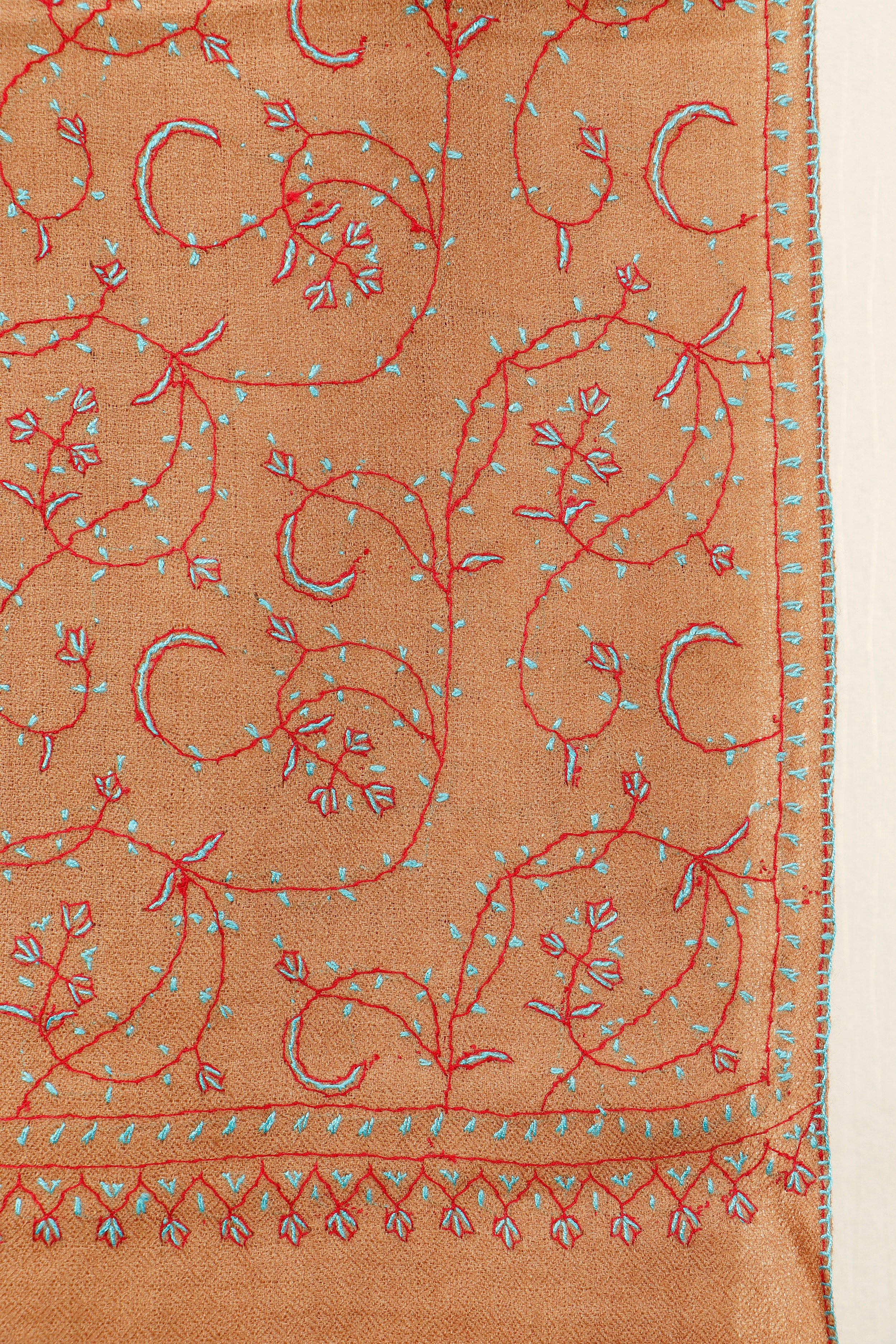 Embroidered Kashmiri Shawl