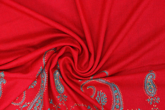 Embroidered Kashmiri Shawl