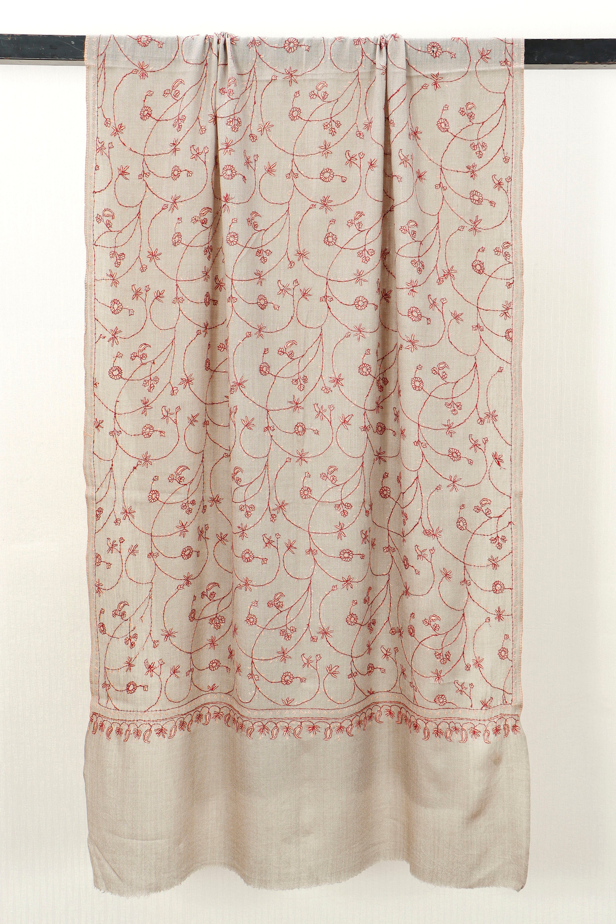 Embroidered Kashmiri Shawl