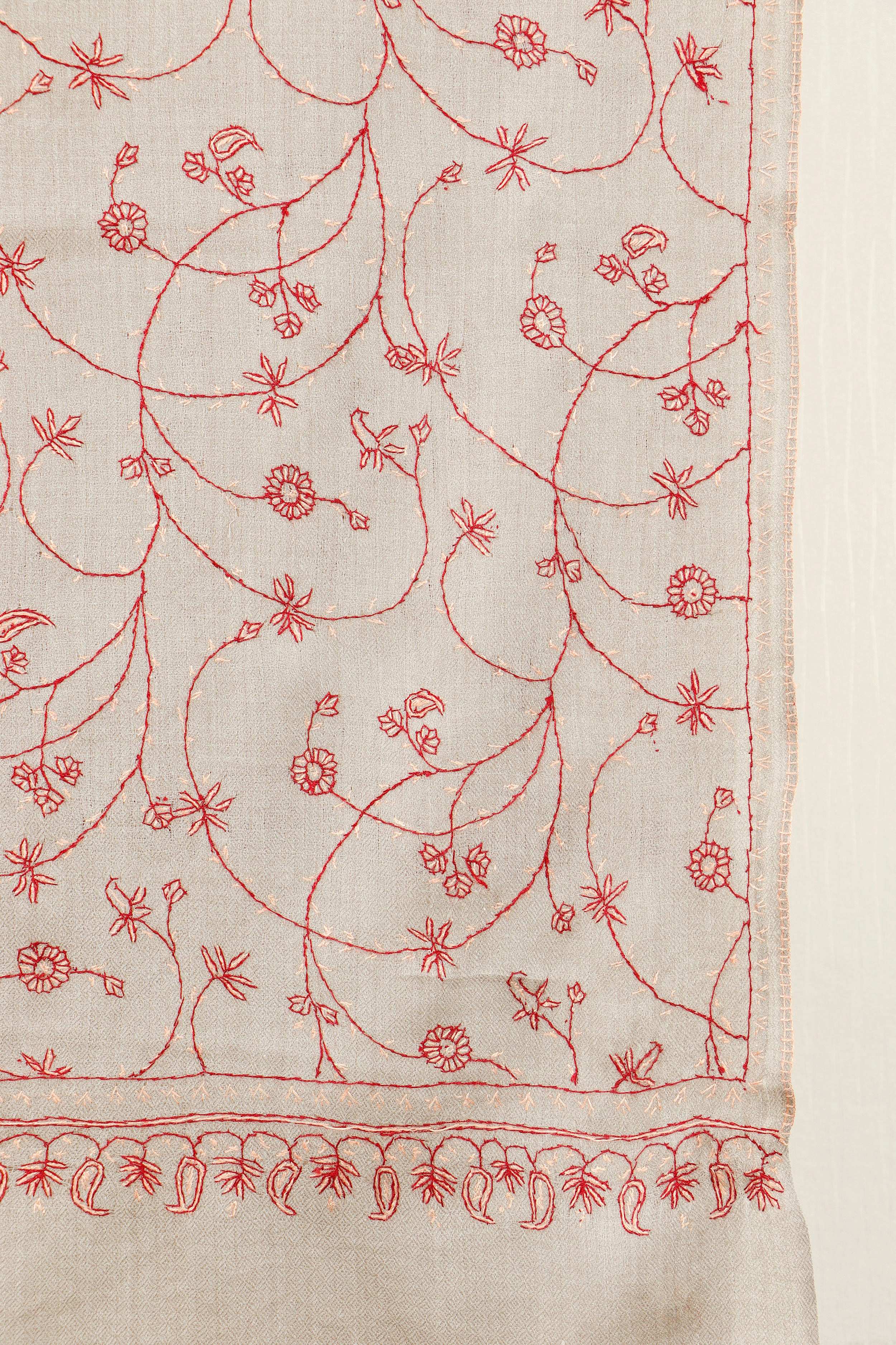 Embroidered Kashmiri Shawl